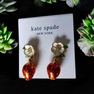 NWT Kate Spade Strawberry Dangling Earrings